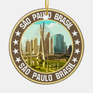 São Paulo Keramik Ornament