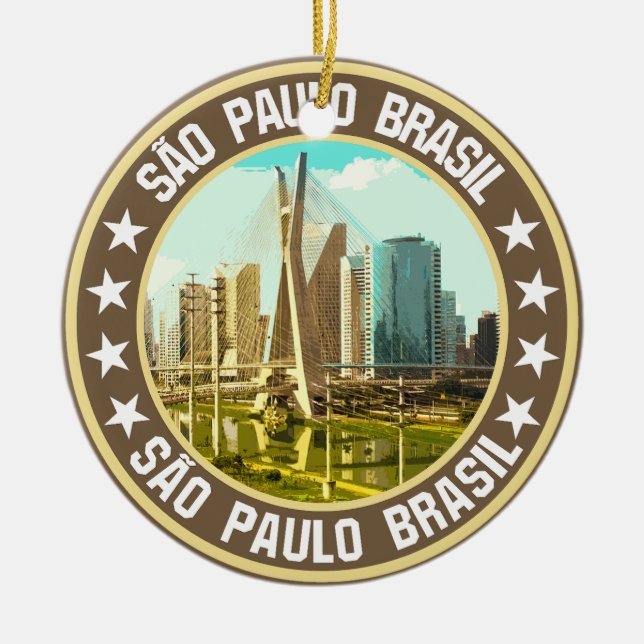 São Paulo Keramik Ornament (Vorne)