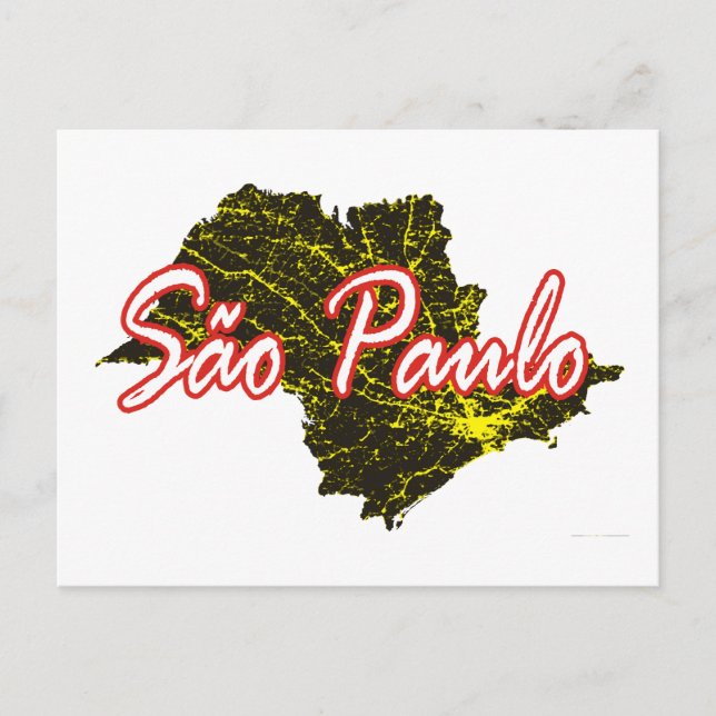 Sao Paulo Postkarte (Vorderseite)