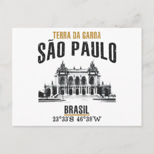 São Paulo Postkarte