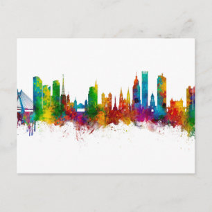 São Paulo Skyline Brasilien Postkarte