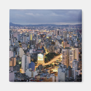 Sao-Paulo Stadtbild 2 Magnet