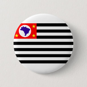 Sao Paulo Symbol für die Stadt Brasilien Button