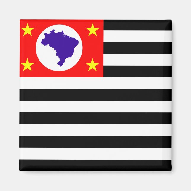 Sao Paulo Symbol für die Stadt Brasilien Magnet (Vorne)