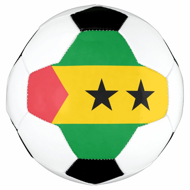 Sao Tome and Principe Flag Fußball (Vorderseite)