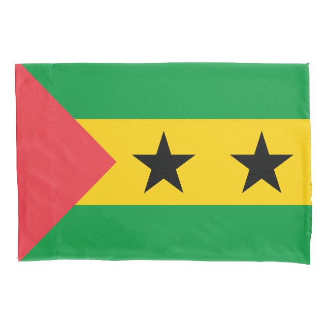 Sao Tome and Principe Flag Kissenbezug (Vorderseite)