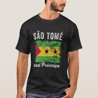 Sao Tome und Principe Flag erschüttert - São Tomea T-Shirt