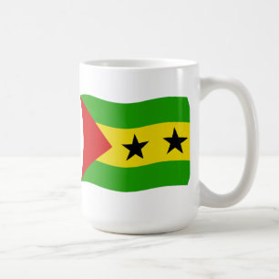 Sao Tome und Principe Flagge Tasse