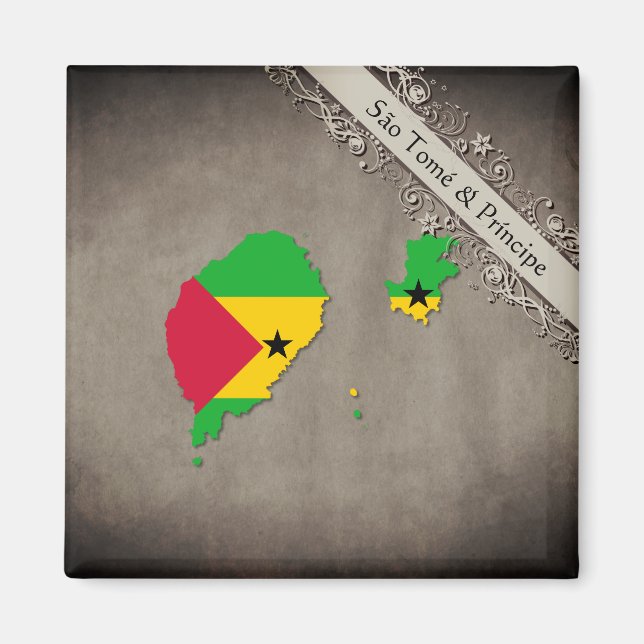São Tomé und Príncipe Magnet (Vorne)