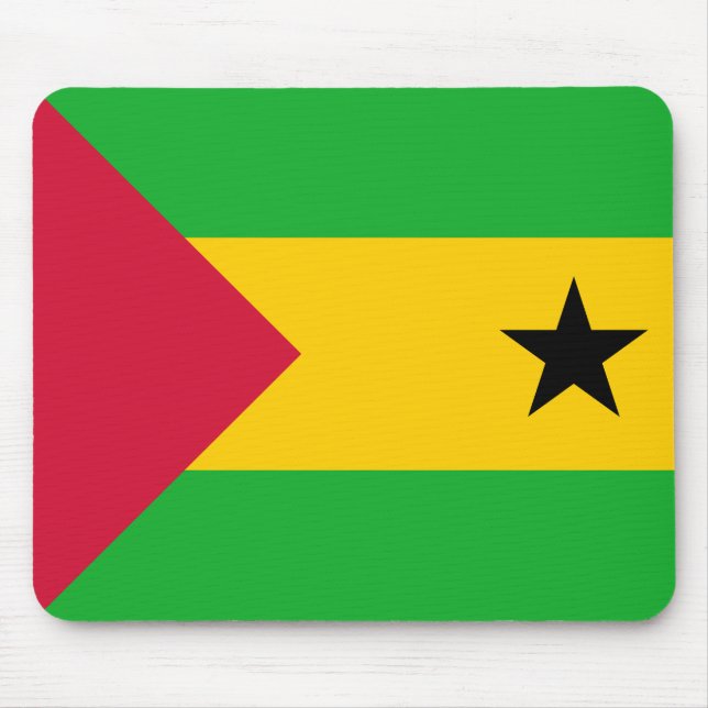 São Tomé und Príncipe Mousepad (Vorne)