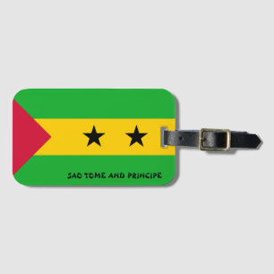 Sao Tome und Principe National Flag Patriotic Gepäckanhänger