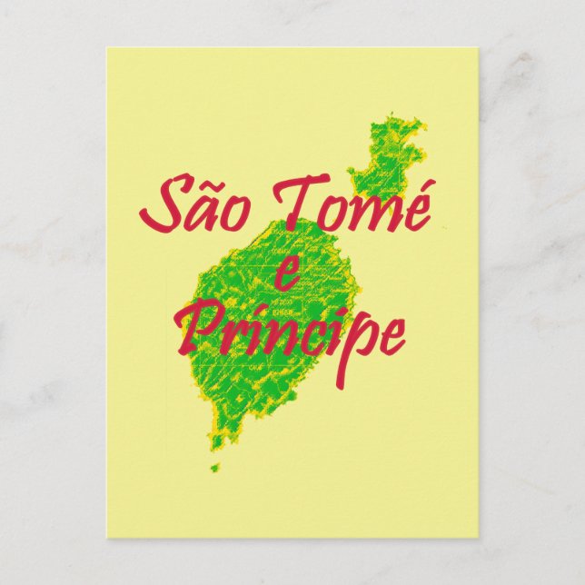 Sao Tome und Principe Postkarte (Vorderseite)