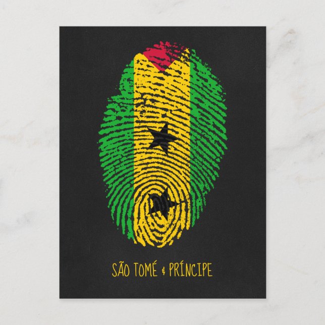 São Tomé und Príncipe Postkarte (Vorderseite)