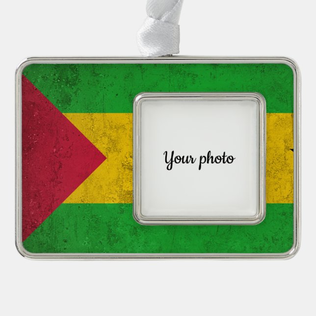 Sao Tome und Principe Rahmen-Ornament Silber (Vorderseite)