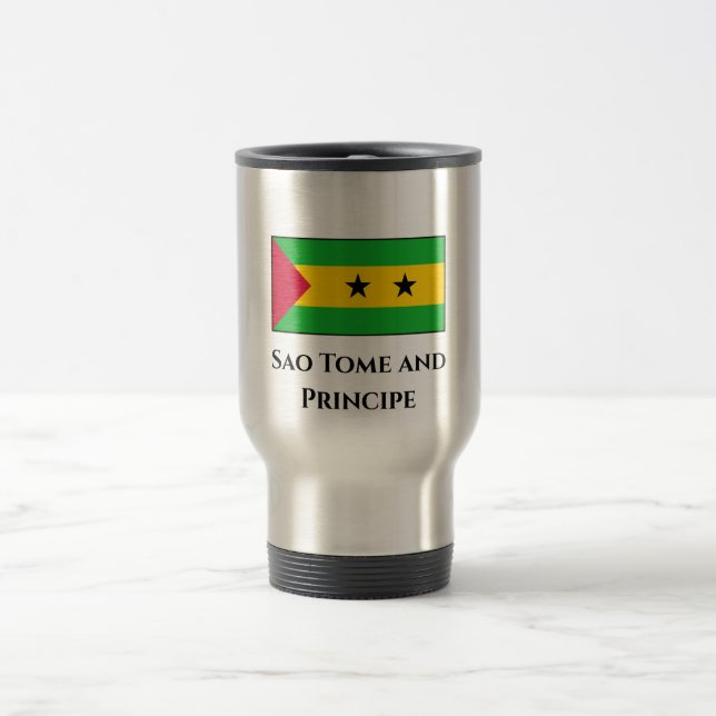 São Tomé und Príncipe Reisebecher (Mittel)