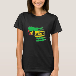 São Tomé und Príncipe Soldat Grüßt Veteran Patri T-Shirt