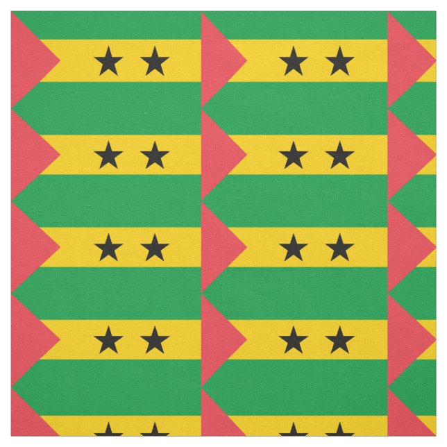 São Tomé und Príncipe Stoff (Muster)