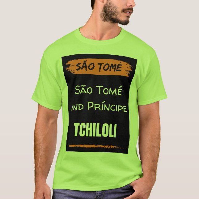 São Tomé und Príncipe T-Shirt (Vorderseite)