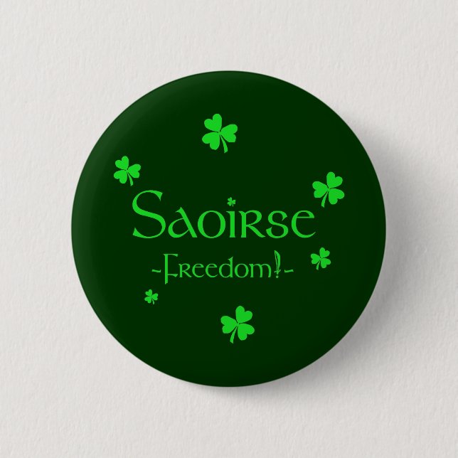 Saoirse! Button (Vorderseite)