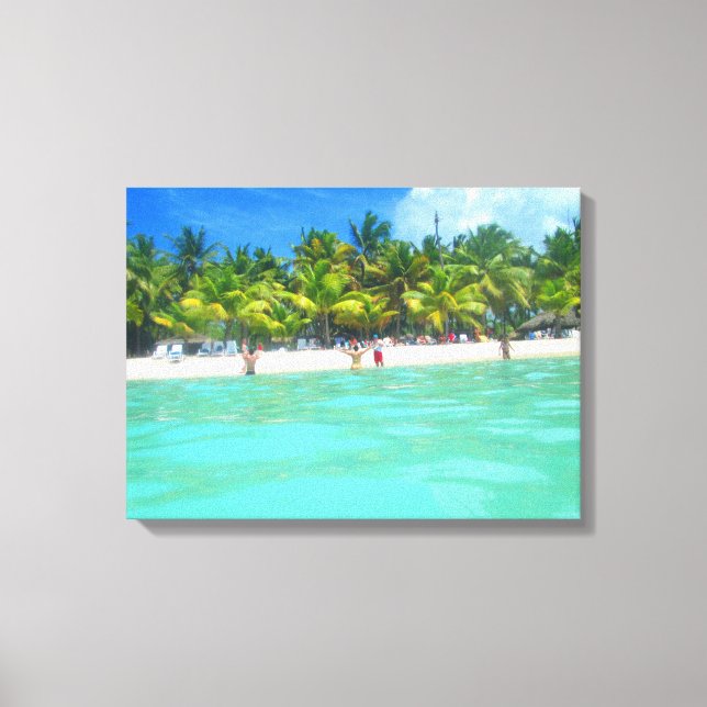 SAONA BEACH AUF LEINWAND 20 "x 16" (Vorderseite)
