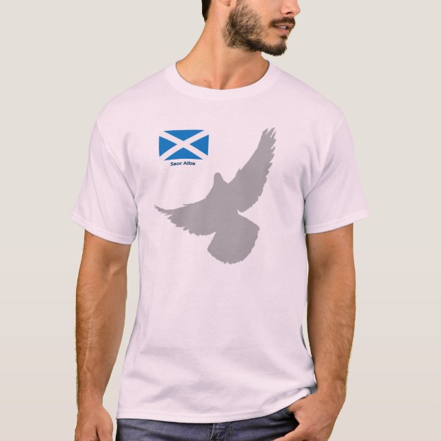 Saor freier Schottland T - Shirt alba (Vorderseite)