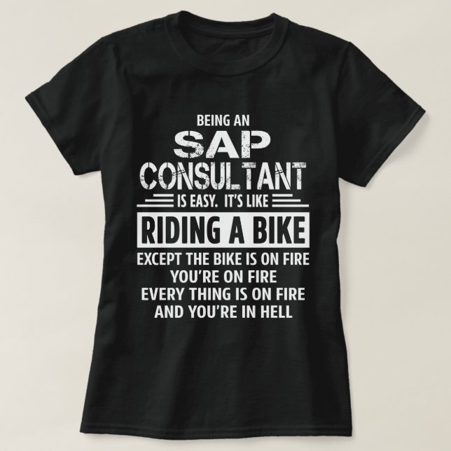 SAP Consultant T-Shirt (Design vorne)
