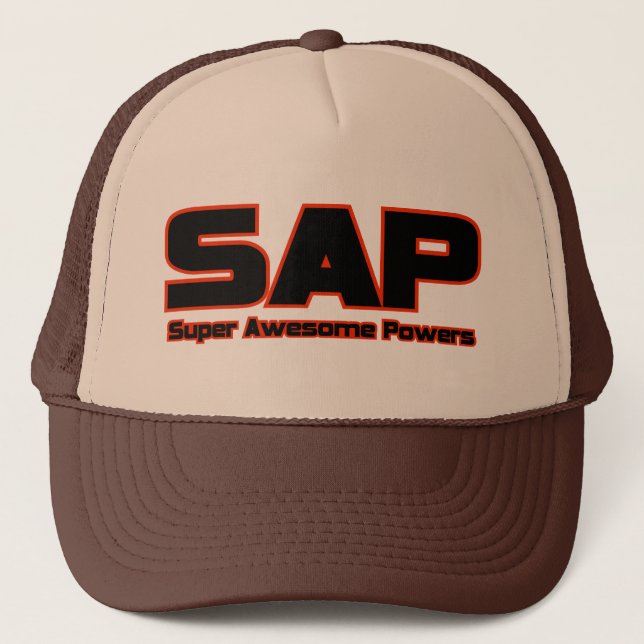 SAP - Super fantastische Power Truckerkappe (Vorderseite)