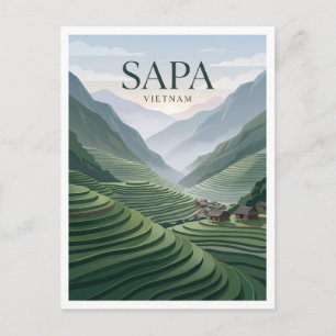 Sapa & das nördliche Hochland Vietnam Postkarte