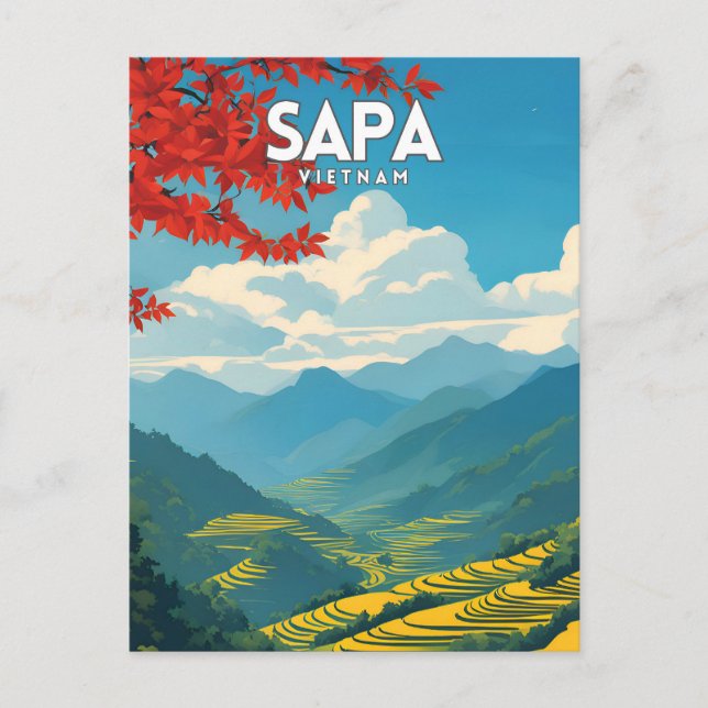 Sapa Postkarte (Vorderseite)