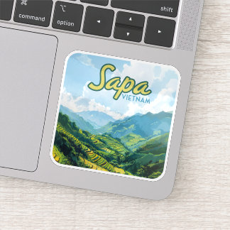 Sapa Vietnam Asien Reisen Aufkleber