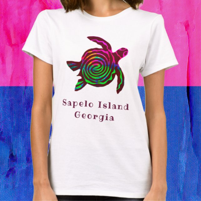 Sapelo Island GA Sea Turtle T-Shirt (Von Creator hochgeladen)
