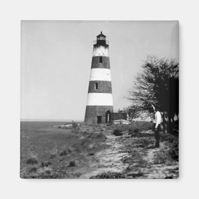 Sapelo Island Lighthouse Magnet (Vorne)