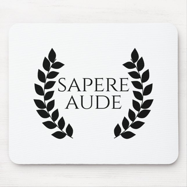Sapere Aude Mousepad (Vorne)