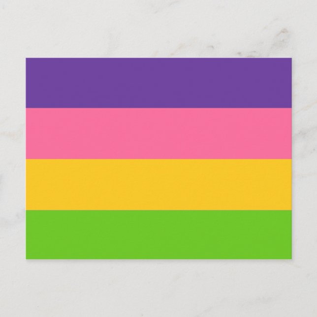 Saphic Pride Flag Postkarte (Vorderseite)