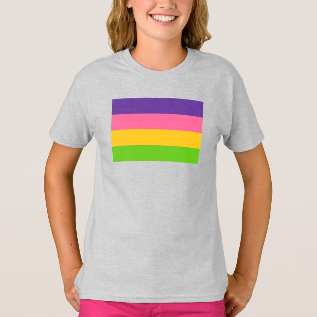 Saphic Pride Flag T-Shirt (Vorderseite)