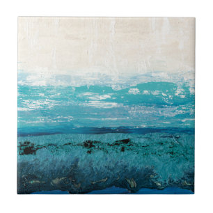 Saphir-Blau-Aquarell Fliese