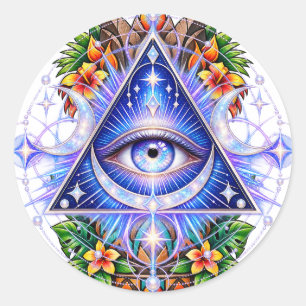 Saphir Celestial Eye Aufkleber