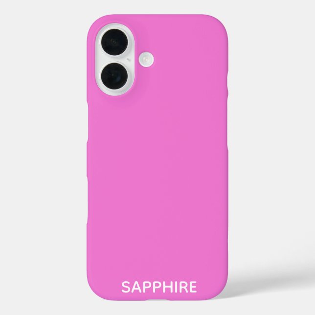 Saphir pink farbname Case-Mate iPhone hülle (Rückseite)