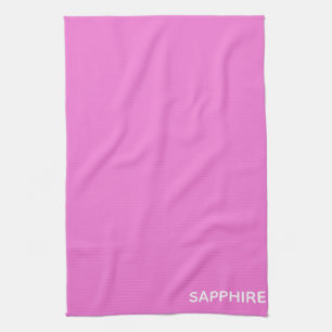Saphir pink farbname geschirrtuch