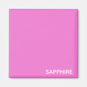 Saphir pink farbname magnet