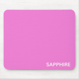 Saphir pink farbname mousepad