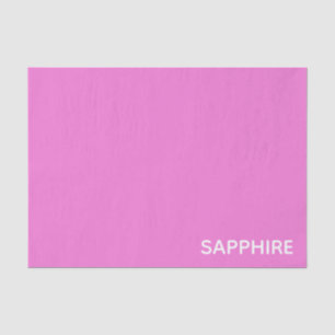 Saphir pink farbname seidenpapier