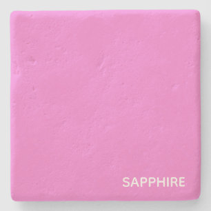 Saphir pink farbname steinuntersetzer