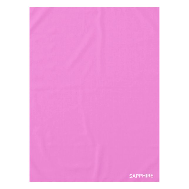 Saphir pink farbname tischdecke (Vorderseite)