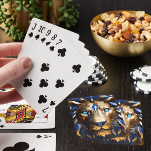 Saphirblauer und goldener Löwe, Spielkarten