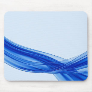 Saphirblaues fließendes Band-Mauspad Mousepad