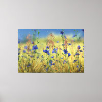 Saphire & Gold Canvas Print