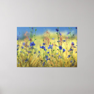 Saphire & Gold Canvas Print Leinwanddruck