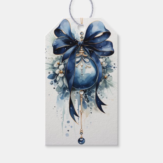 Saphire Skies: Shades of Blue Geschenkanhänger (Vorderseite)
