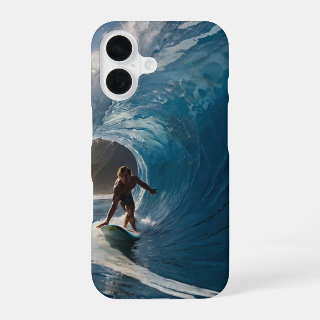 Saphire Surge iPhone 16 Hülle (Rückseite)